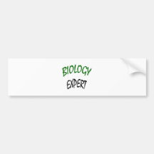 Biology Expert Bumper Sticker