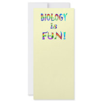 Biology is Fun rack cards
