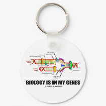 Biology Is In My Genes (DNA Replication) keychains