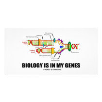 Biology Is In My Genes (DNA Replication) photo cards by wordsunwords Biology Is In My Genes (DNA Replication) photo cards