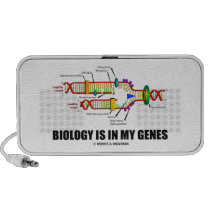 Biology Is In My Genes (DNA Replication) Portable Speakers