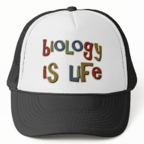 Biology is Life Funny Pun Hats