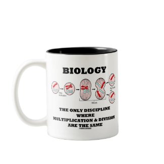 Biology Only Discipline Multiplication Division Coffee Mugs