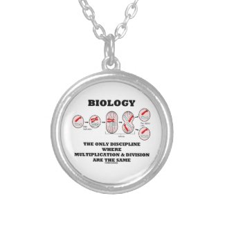 Biology Only Discipline Multiplication Division Pendants