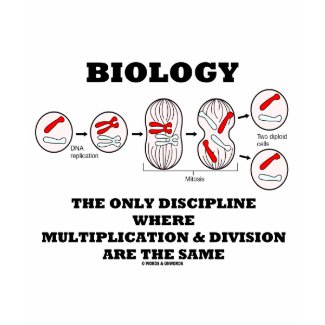 Biology Only Discipline Multiplication Division T Shirt