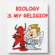 biology plaque