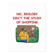 biology postcard