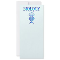 Biology rack cards
