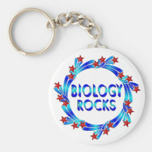 Biology Rocks Fun Key Chains