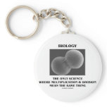 Biology Science Division Multiplication Same Thing Key Chains