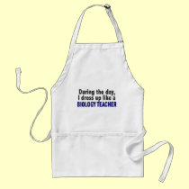 Biology Teacher During The Day aprons