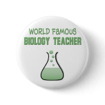 Biology Teacher Gifts Pinback Button