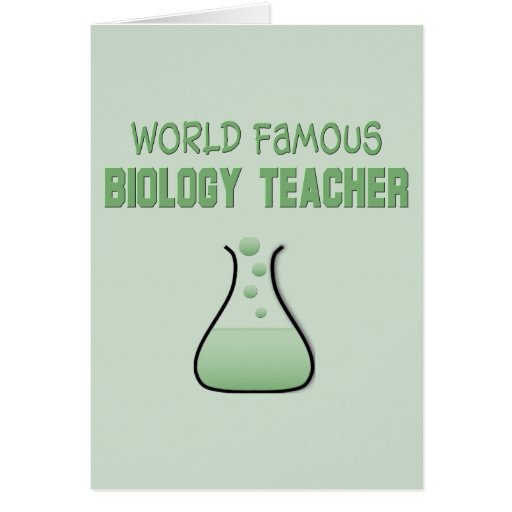 Biology Teacher Gifts Greeting Card Zazzle