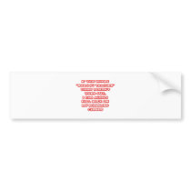 Biology Teacher Humor ... Modeling Career Bumper Sticker