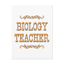 Biology Teacher postcards