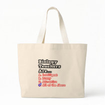 Biology Teacher Quiz...Joke Canvas Bag