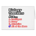 Biology Teacher Quiz...Joke Greeting Cards