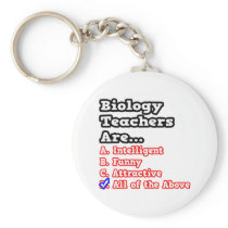 Biology Teacher Quiz...Joke Key Chain