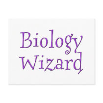 Biology Wizard postcards