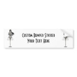 Biomechannequin Woman 3 - 3D Goth Mannequin Bumper Stickers