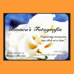 Bionca's Fotografia business cards