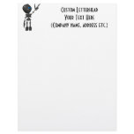 Bionic Boy 3D Robot - Finger Guns 2 - Original Personalized Letterhead