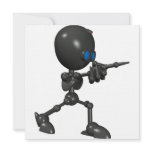 Bionic Boy 3D Robot - Finger Guns - Original Custom Invites
