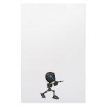 Bionic Boy 3D Robot - Finger Guns - Original Custom Stationery