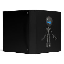 Bionic Boy 3D Robot - Looking Forward 3 Ring Binders