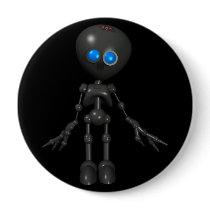 Bionic Boy 3D Robot - Looking Forward Pin