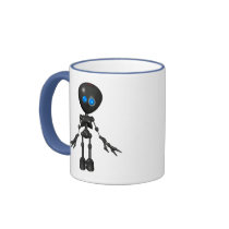 Bionic Boy 3D Robot - Looking Forward Mugs