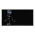 Bionic Boy 3D Robot - Looking Forward Photo Card