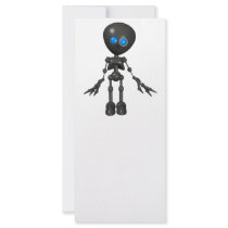 Bionic Boy 3D Robot - Looking Forward Rack Cards