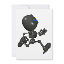Bionic Boy 3D Robot - Running - Original Invitations