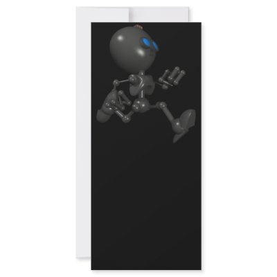 Bionic Boy 3D Robot - Running - Original Rack Card Template by BionicBoys