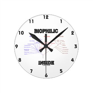 Biophilic Inside (Phylogenetic Tree Of Life) Wallclock