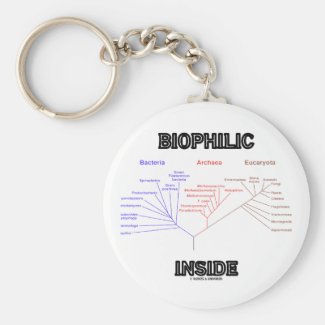 Biophilic Inside (Phylogenetic Tree Of Life) Keychain