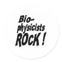 Biophysicists Rock! Sticker