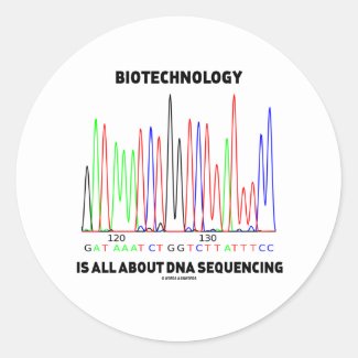 Biotechnology Is All About DNA Sequencing Stickers