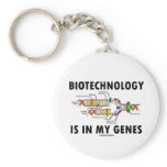 Biotechnology Is In My Genes (DNA Replication) Key Chains