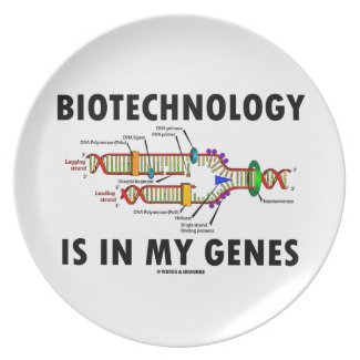 Biotechnology Is In My Genes (DNA Replication) Dinner Plates