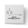 Biotin (Vitamin H Or B7) Chemical Molecule Pinback Buttons