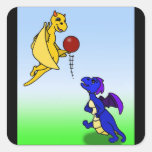Bip and Wes play football Sticker