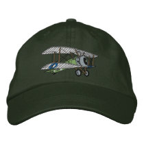 Biplane #2 embroidered hats