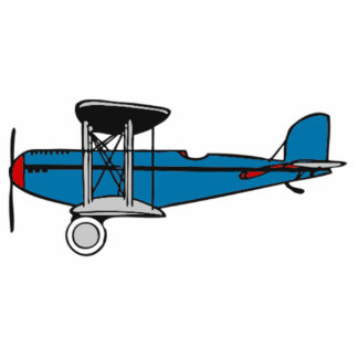 Biplane Airplane Photo Cutouts