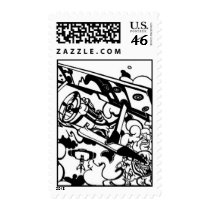 Biplane stamp