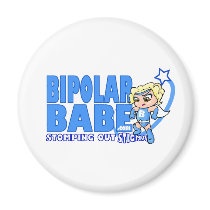 BiPolar Babe Apparel Fridge Magnet
