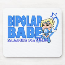 Bipolar Babe Mousepads