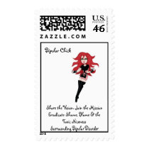 Bipolar Chick Share the Vision postage