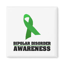 Bipolar Disorder Awareness magnets by awarenesstshirts Bipolar Disorder Awareness magnets